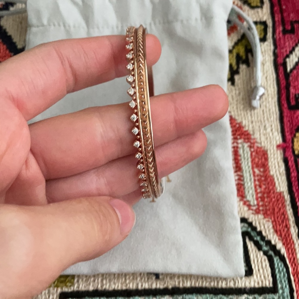 $ firm Kendra Scott Rose Gold Crystal Bracelet